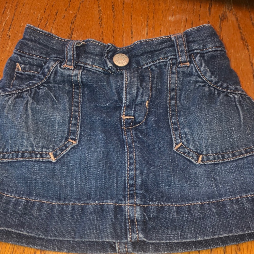 Baby Gap denim skirt.